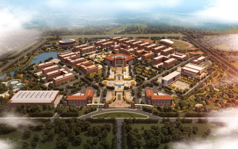 学院俯视图
