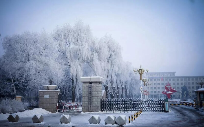 学院冬景