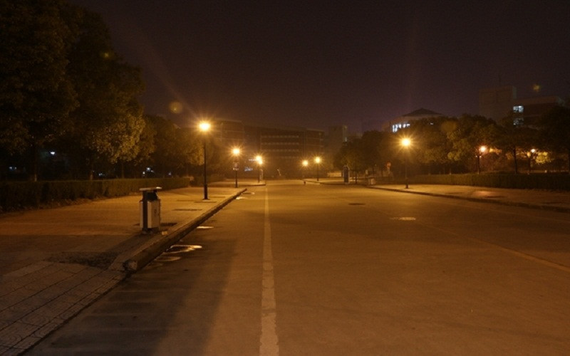 校园夜色