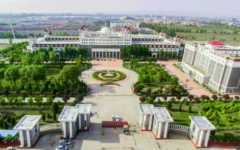 学院俯视图