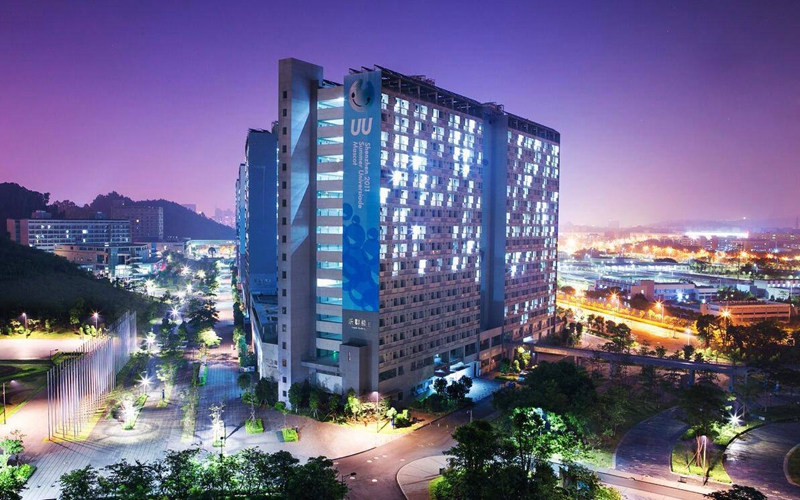 学院夜景