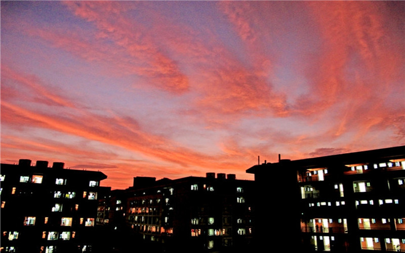 学院夜景