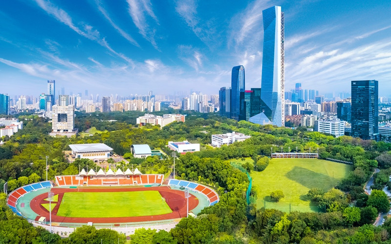 俯瞰校园