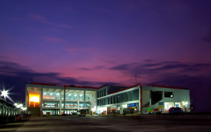 学院夜景