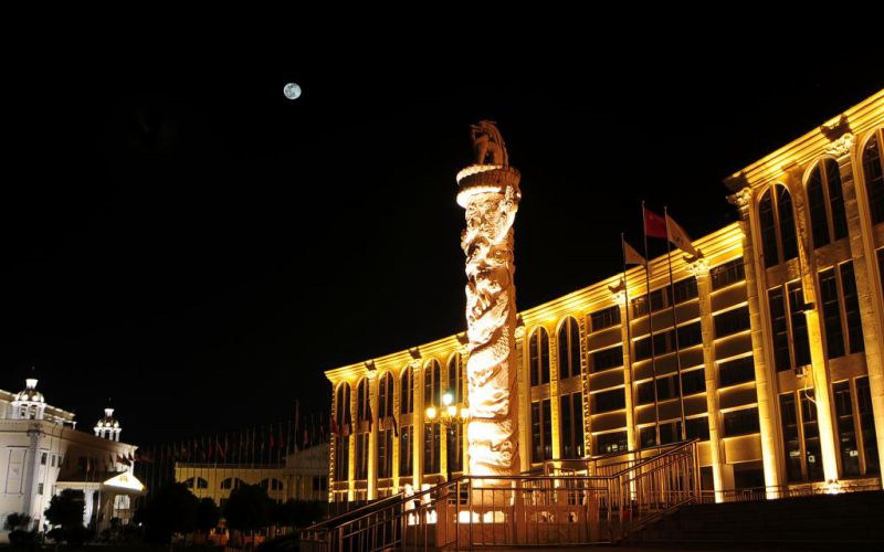 校园夜色
