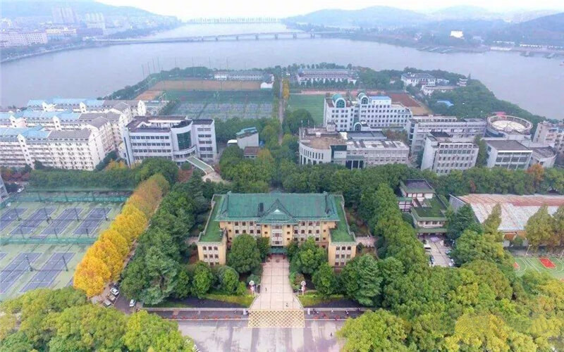 校园俯视图