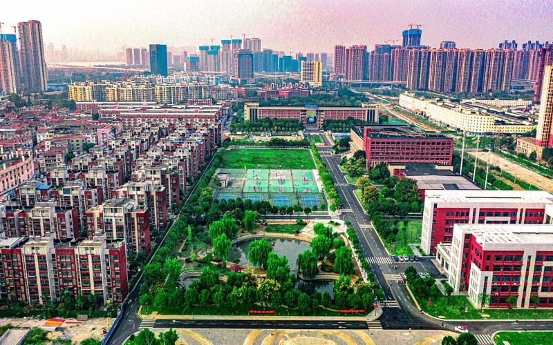 学院俯视图