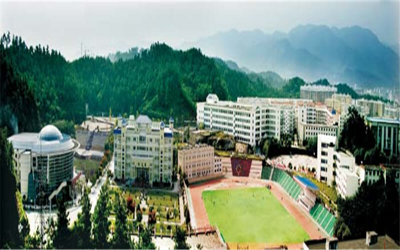 学院俯视图