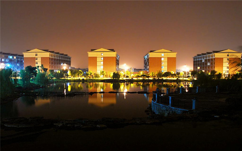校园夜景