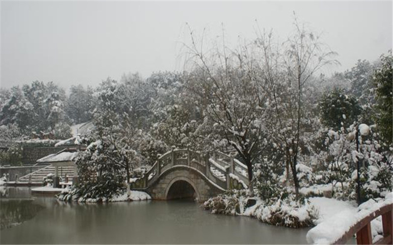 学院冬景
