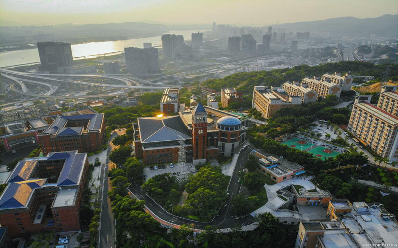 学院俯视图