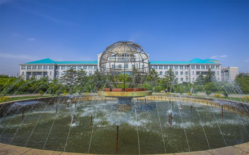 校园喷泉