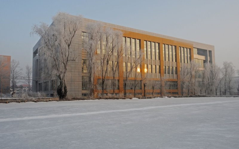学院冬景