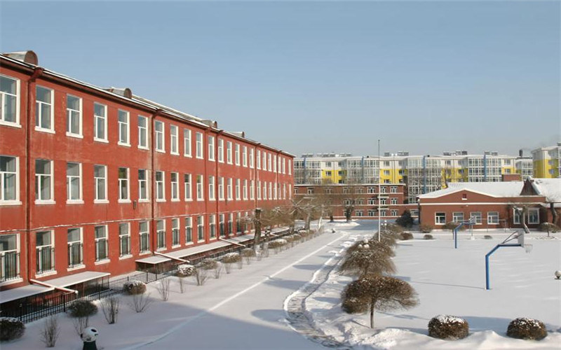 学院冬景