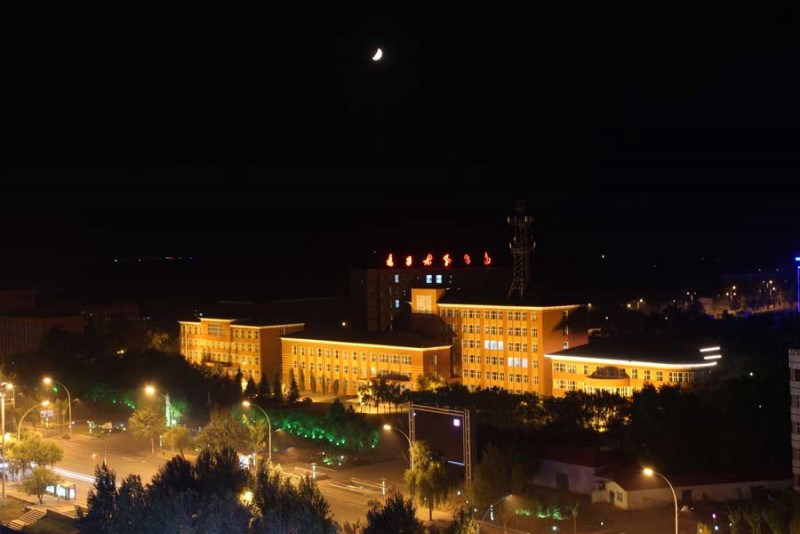 学院夜景