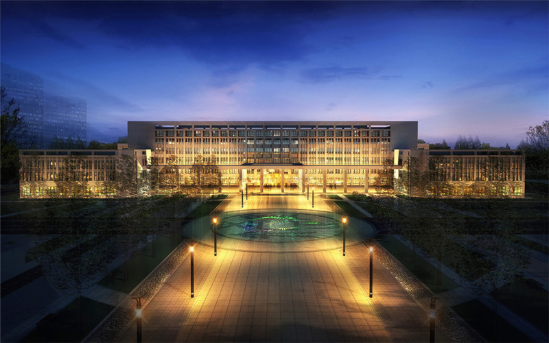 学院夜景