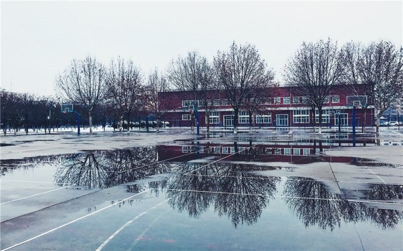 雨后校园