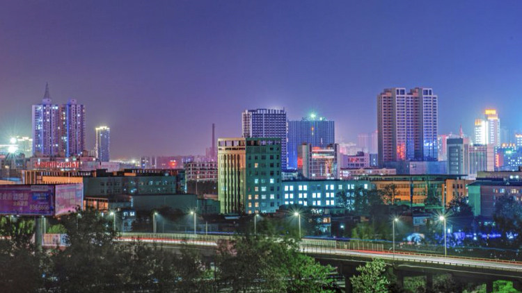 校园夜景