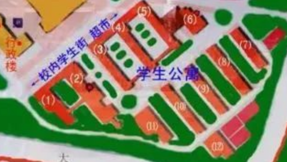 马尾校区宿舍布局图