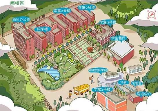西校区布局图