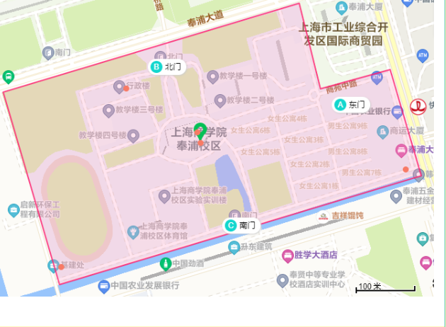 校园平面图