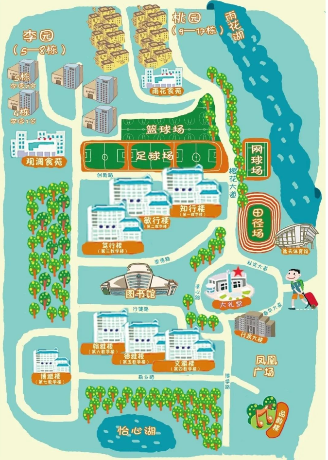 校园平面图