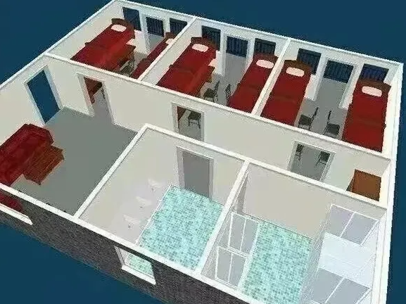宿舍房间构造图