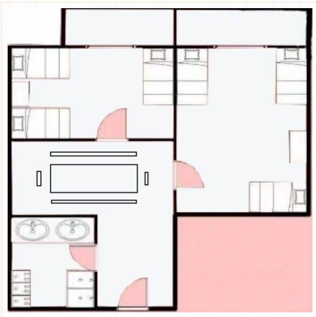 临海校区8、9、12宿舍格局
