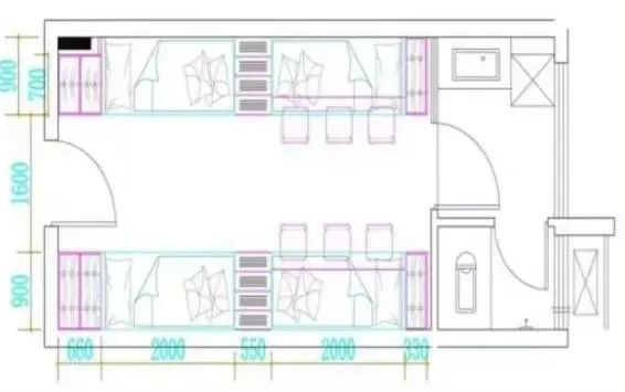 宿舍格局图