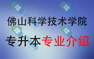 2025年佛山科学技术学院专升本招生专业介绍