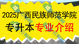 2025年广西民族师范学院专升本招生专业介绍