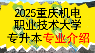 2025年重庆机电职业技术大学专升本招生专业介绍