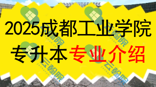 2025年成都工业学院专升本招生专业介绍