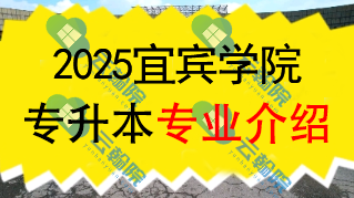2025年宜宾学院专升本招生专业介绍