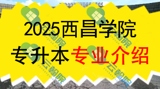 2025年西昌学院专升本招生专业介绍
