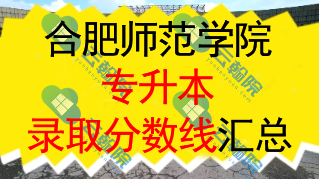 2025合肥师范学院专升本录取分数线解析