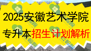 2025安徽艺术学院专升本招生计划全面解析