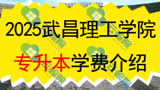 2025武昌理工学院专升本学费一年多少钱?