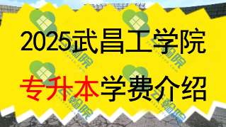 2025武昌工学院专升本学费一年多少钱?