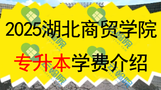 2025湖北商贸学院专升本学费一年多少钱？